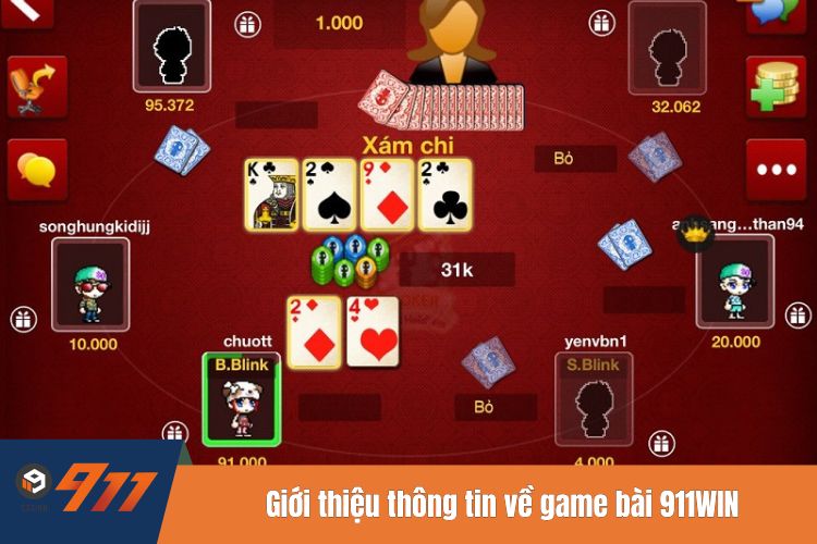 Giới thiệu thông tin về game bài 911WIN