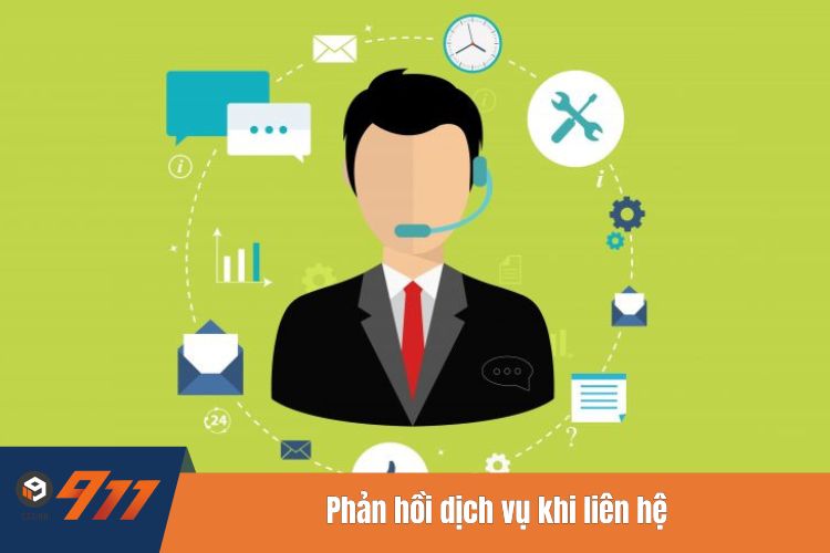 Phản hồi dịch vụ khi liên hệ